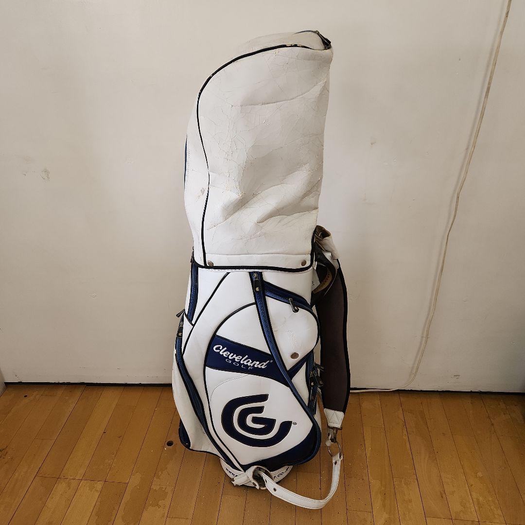 Cleveland ゴルフキャディバッグ ホワイト/ブルー