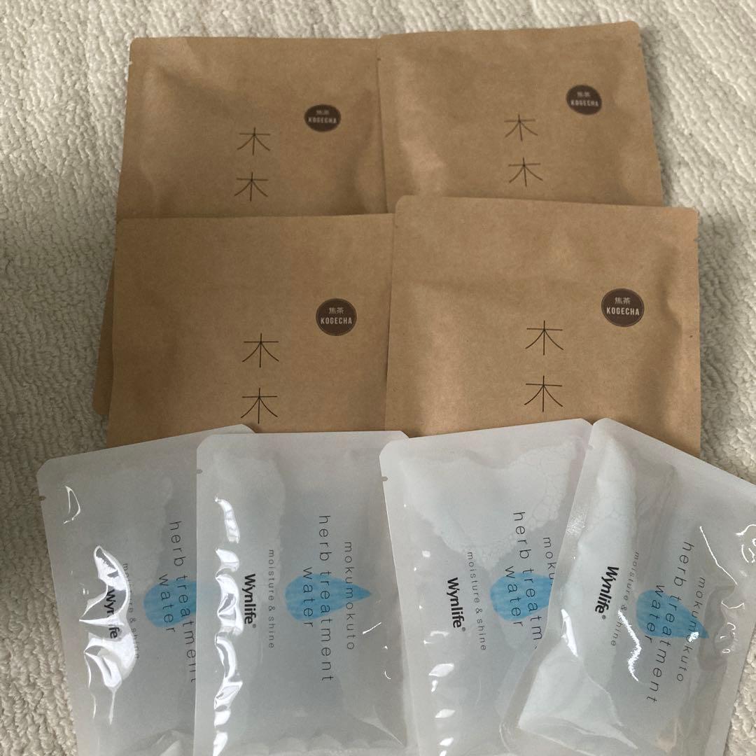 mokumokuto 染毛料　カラー　焦茶 4個入り