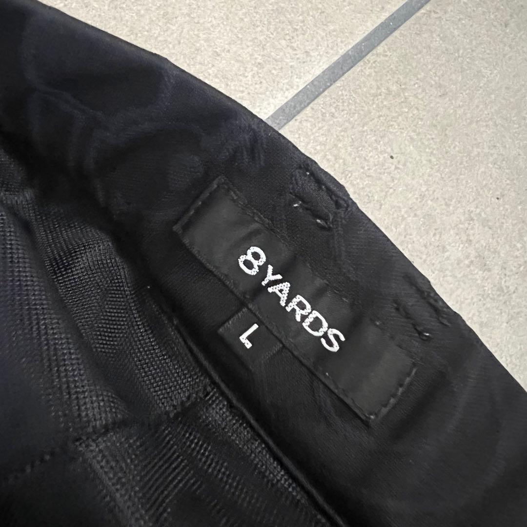 8YARDS ハチヤーズ　総柄　セットアップ　シャツ　ハーフパンツ　メンズ　ロゴ