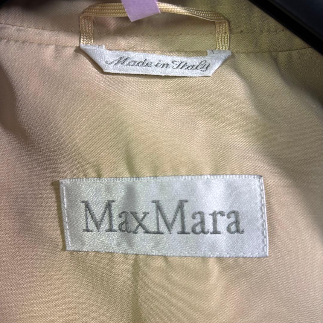 マックスマーラ　イタリア製　ベルト　Aライン　ステンカラーコート
