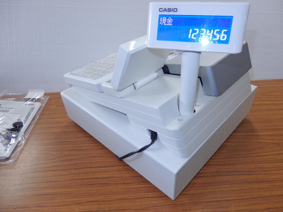 5210 設定無料 カシオ SR-S4000 軽減税率 インボイス レジスター