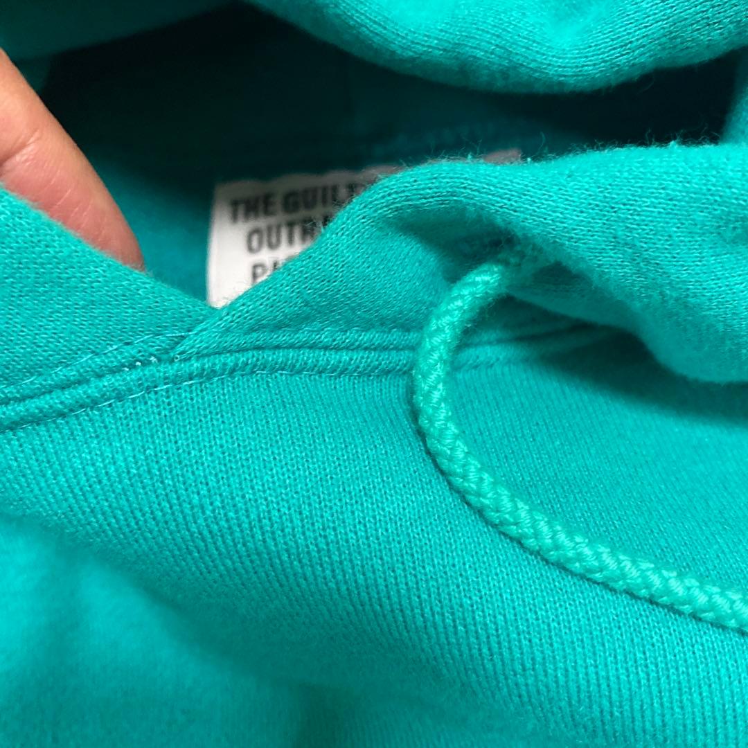ワコマリア ミドルウエイト フーディー ターコイズ Lパーカーティファニーブルー