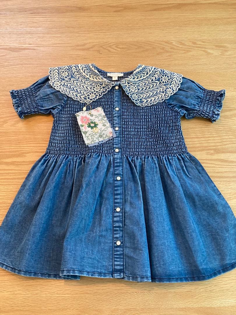 【新品】bonjour diary デニムチュニック4Y