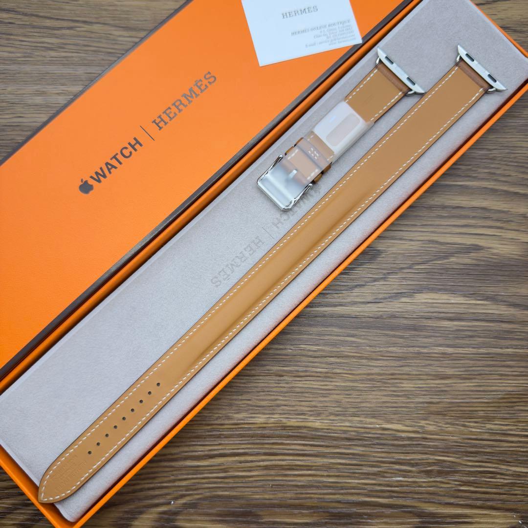 3020 未使用　Apple Watch エルメス　ブラウン　ドゥブルトゥール
