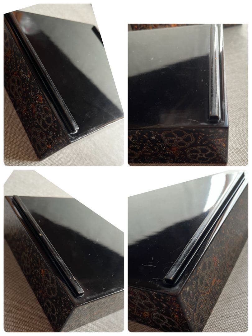 若狭塗　四段重　重箱