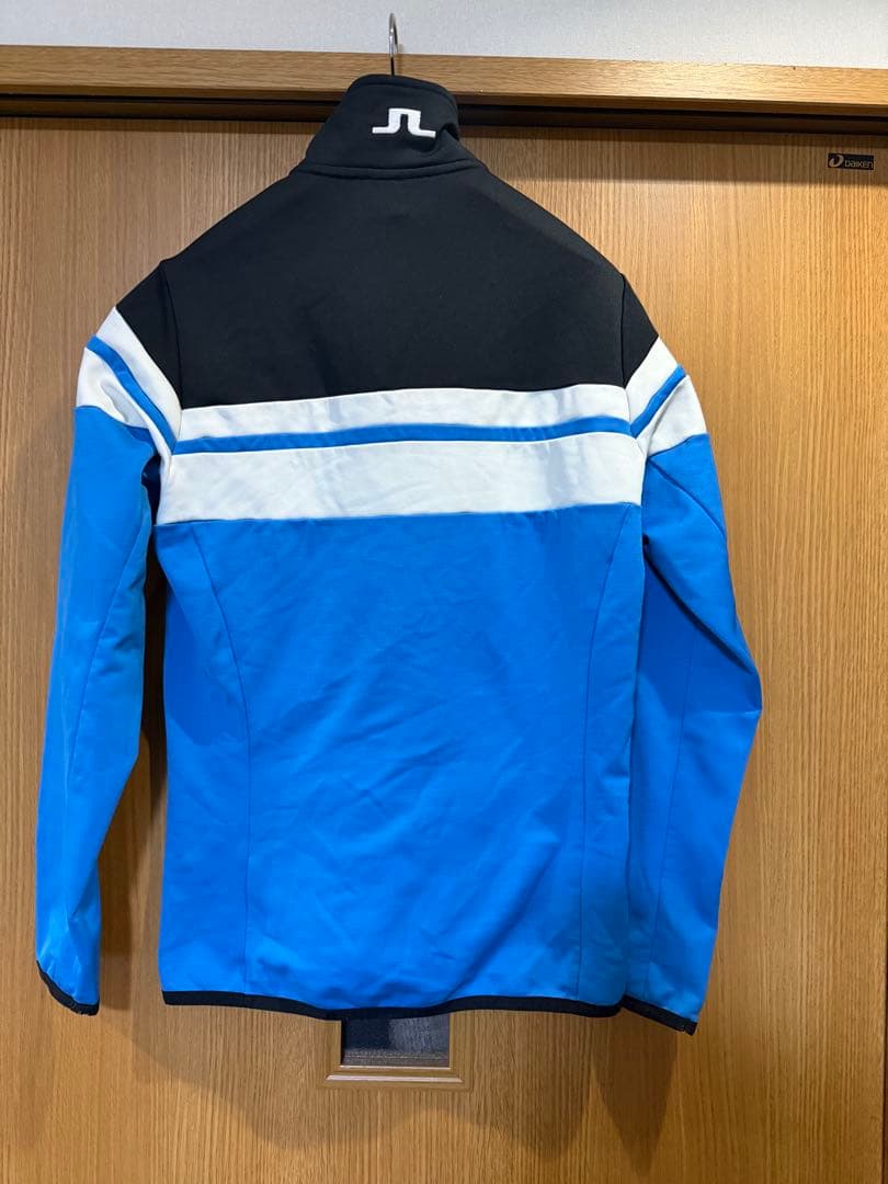 JLindeberg ゴルフ用ブルゾン　青/黒/白