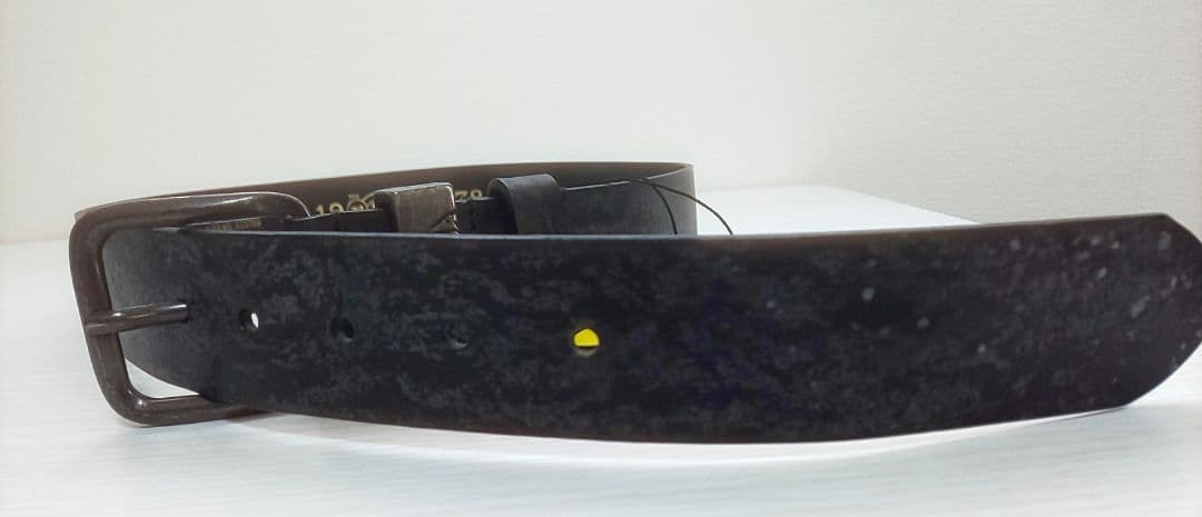 新品未使用タグ付 イタリア製 DIESEL ヴィンテージ加工 カウレザーベルト