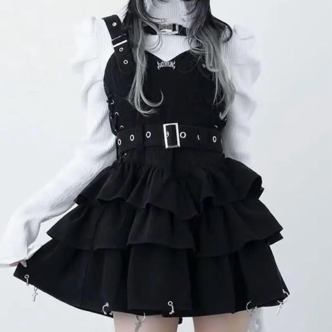 【Lazyslay】デニムチャームワンピ