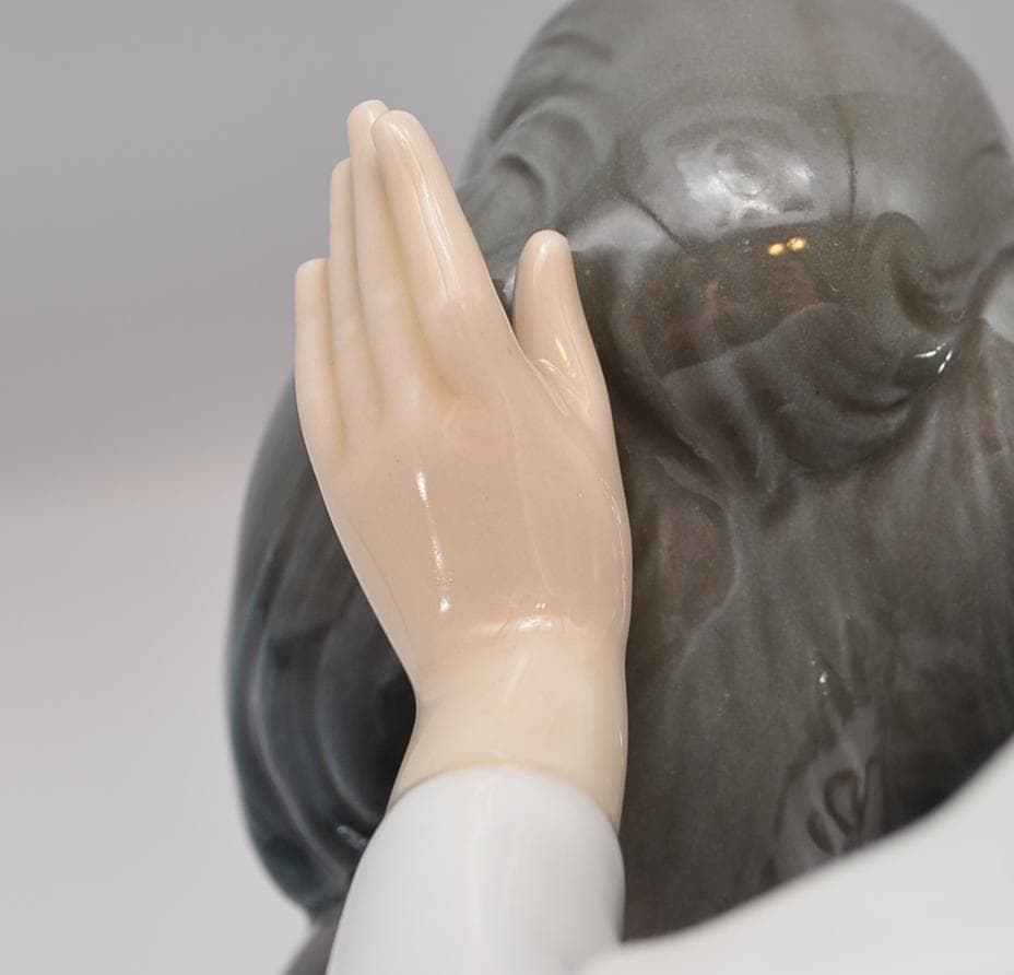 食事の時間　＃1334　★リヤドロ　スペイン　光沢仕上　ポーセリン　ヴィンテージ