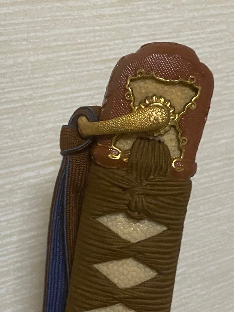 軍刀革鞘付き竹刀日本刀模造刀日本軍指揮官刀全長100cm