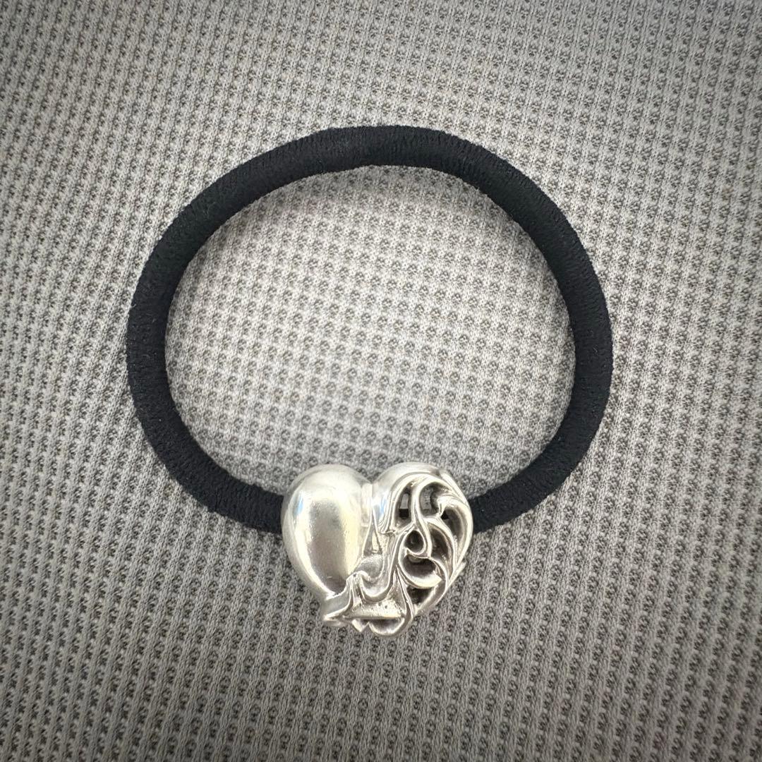 【正規品】【美品】Chrome Hearts クロムハーツ ヘアゴム ハート