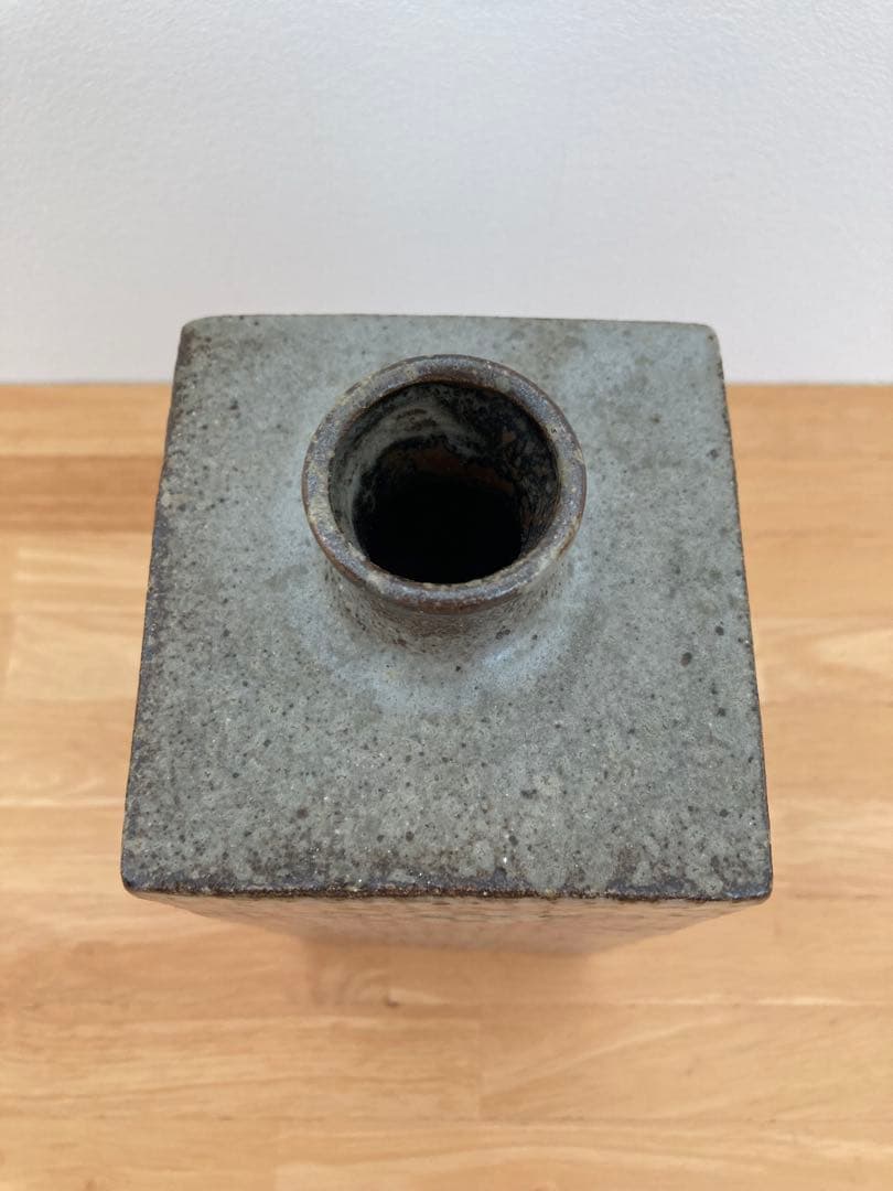 益子焼　花瓶　角瓶　花入　花器