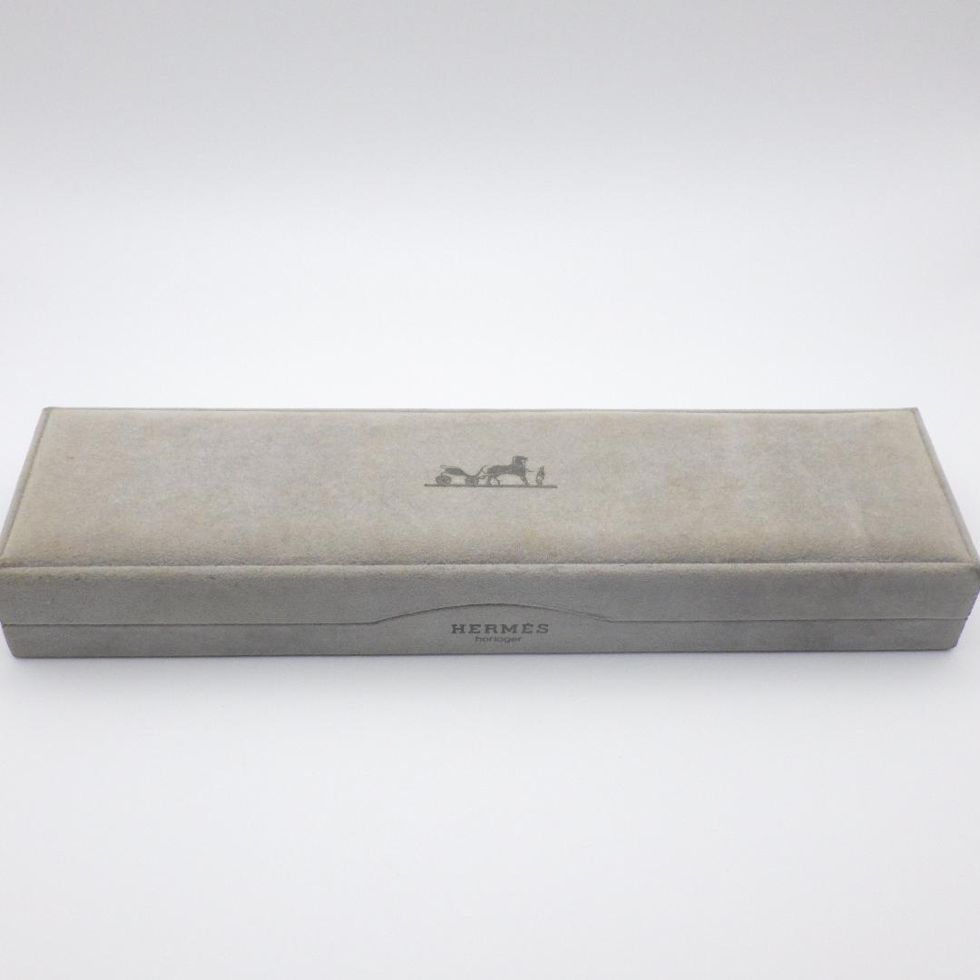 稼働 エルメス クリッパー 腕時計 クォーツ レディース ホワイト 箱付き