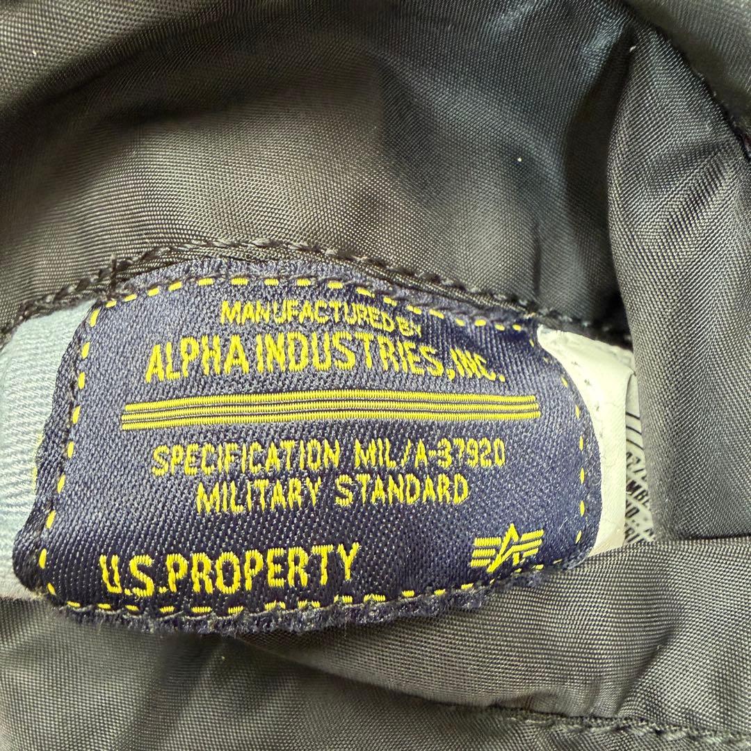 Alpha ma1 フライトジャケット 黒