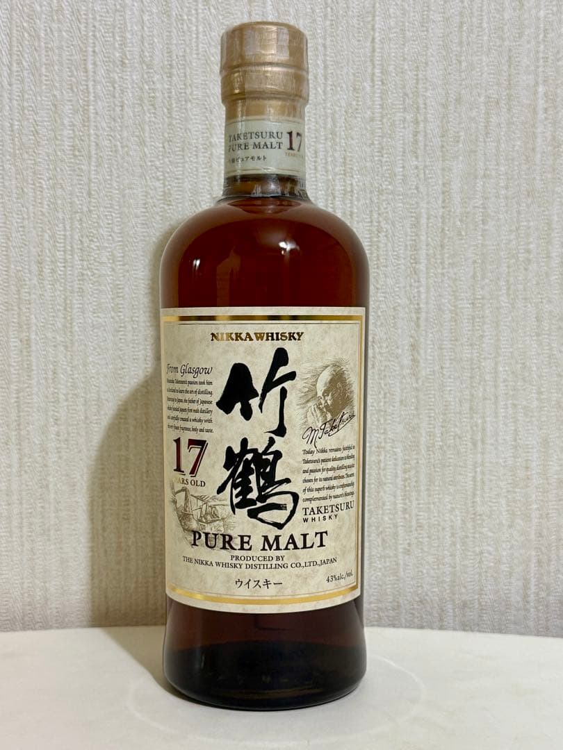 ニッカ　ウイスキー　竹鶴17年　箱付　（新品未開封）
