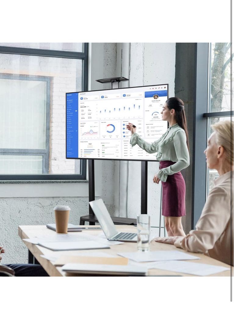 大型テレビスタンド ハイタイプ 壁寄せ　50-120インチテレビ