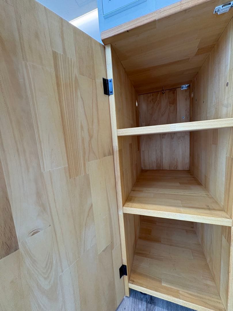 ネイルサロン開業　オーダーネイルデスク/作業台北欧ナチュラル無垢パイン材