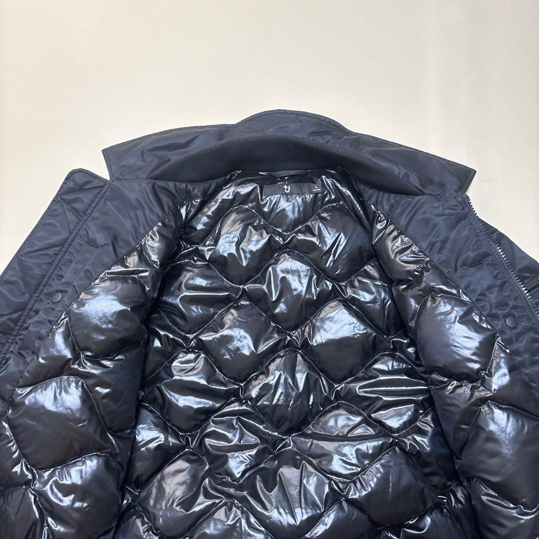 ユニクロ UNIQLO +J ダウンオーバーサイズリブブルゾン 黒　Lサイズ