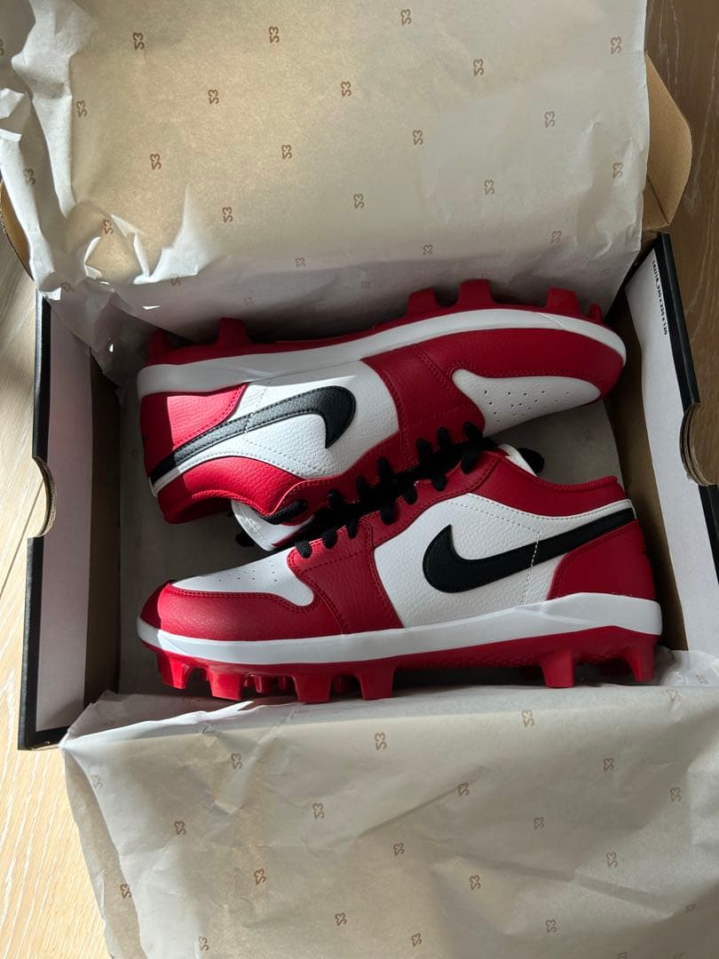 Nike Jordan スパイクシューズ レッド 28cm