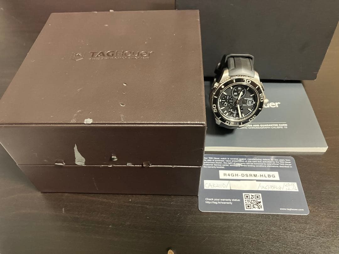 タグホイヤー　アクアレーサー　キャリバー16 500m クロノグラフ　自動巻き