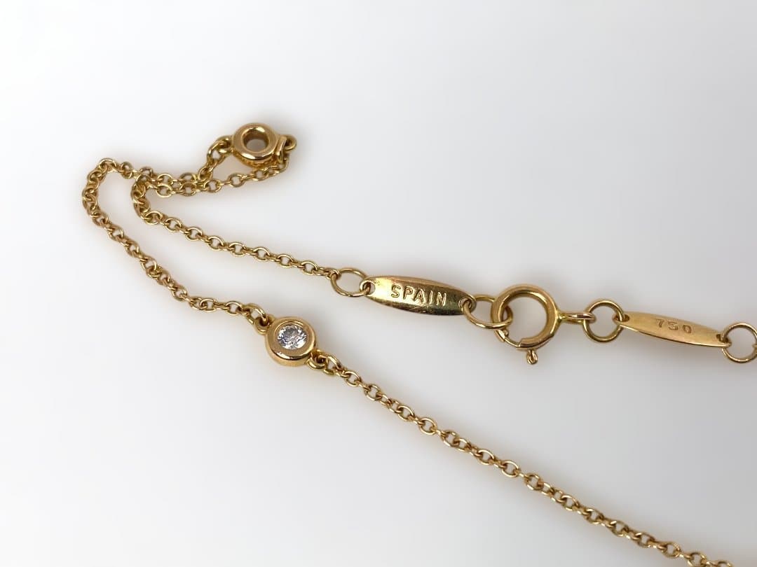 10日まで限定値下げ ティファニー バイザヤード 3Pダイヤ ブレスレット PG