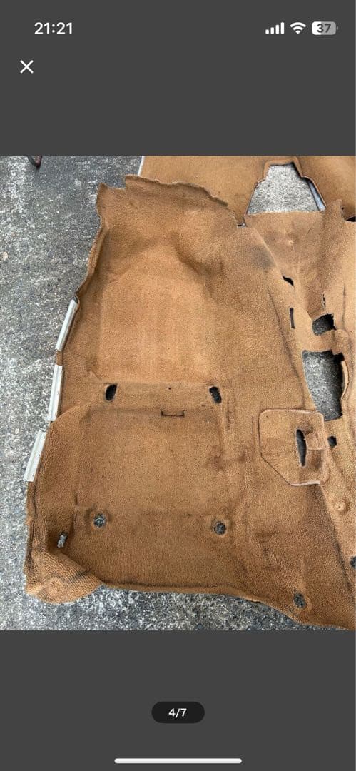 ユーノスロードスター　Vスペシャル フロアカーペット　タンカラー