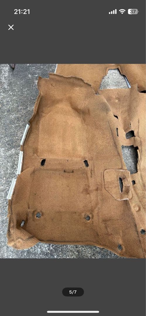 ユーノスロードスター　Vスペシャル フロアカーペット　タンカラー