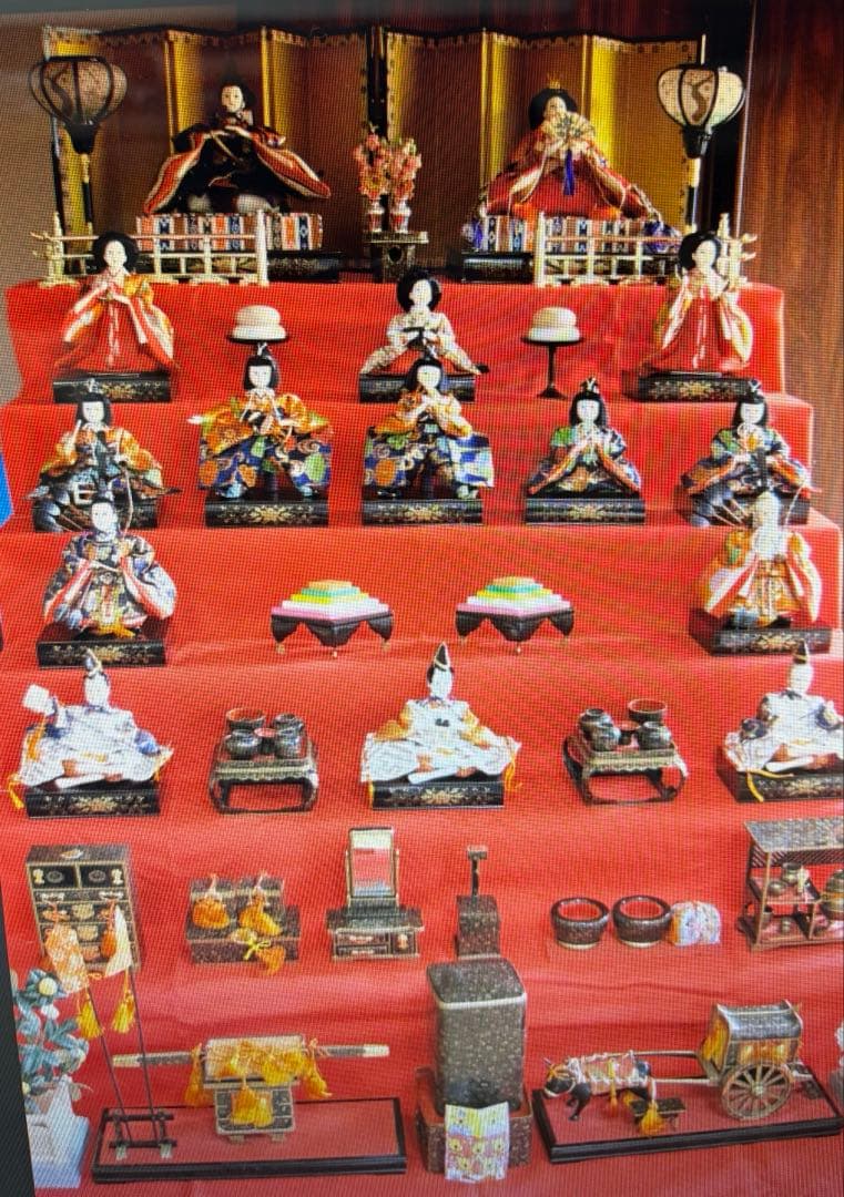 雛人形7段飾り　久月　18,999円（3個口）