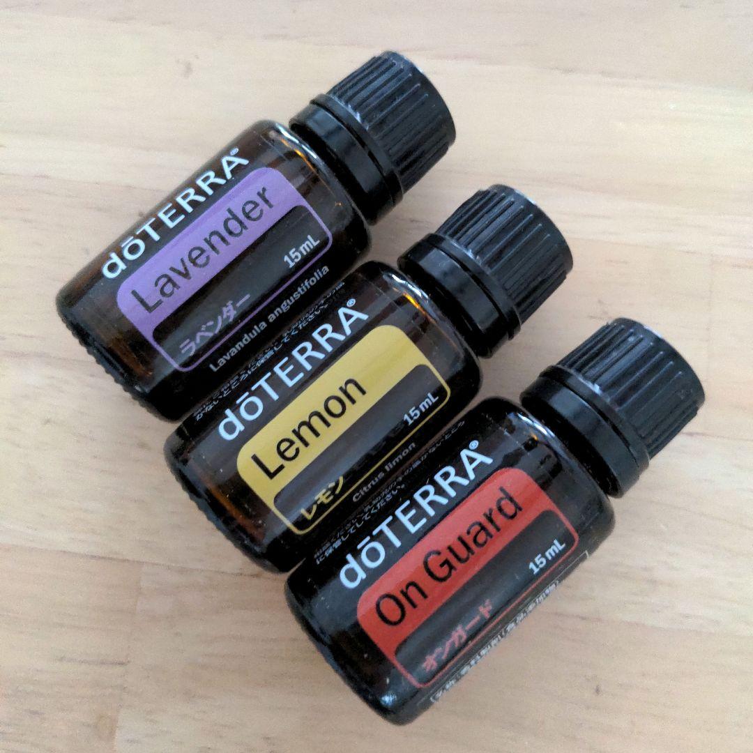ドテラ　doTERRA　ラベンダー&レモン&オンガード15ml 　新品未開封