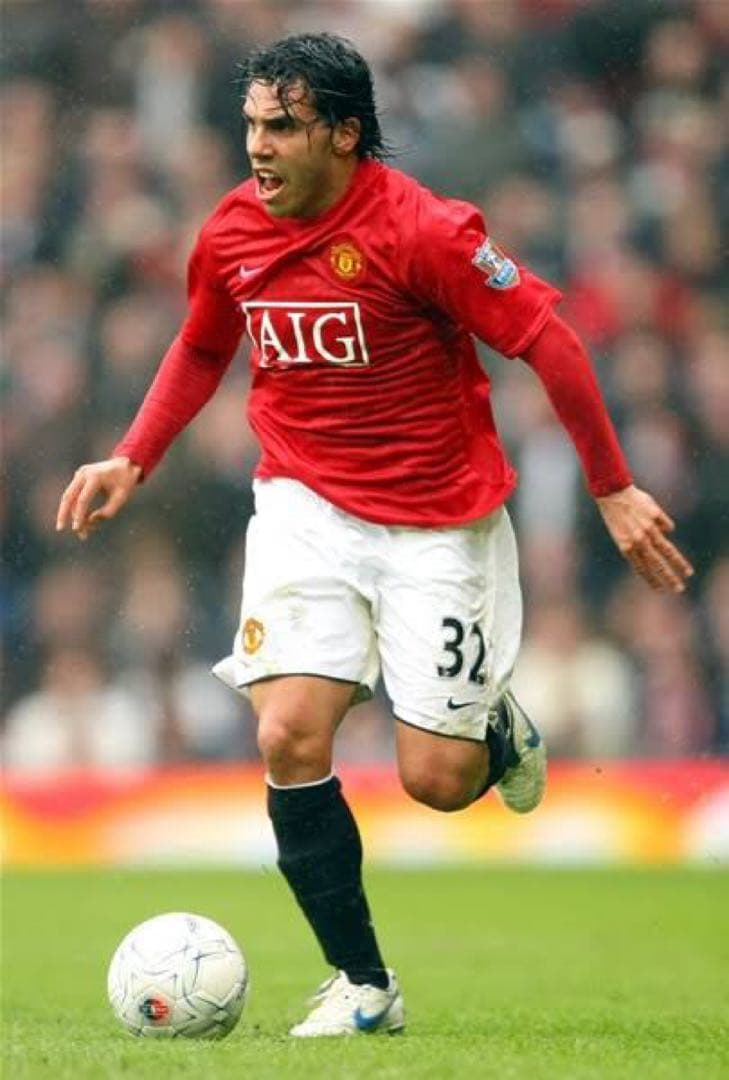 正規品 2007/2008 マンチェスター•ユナイテッド テベス　Lサイズ