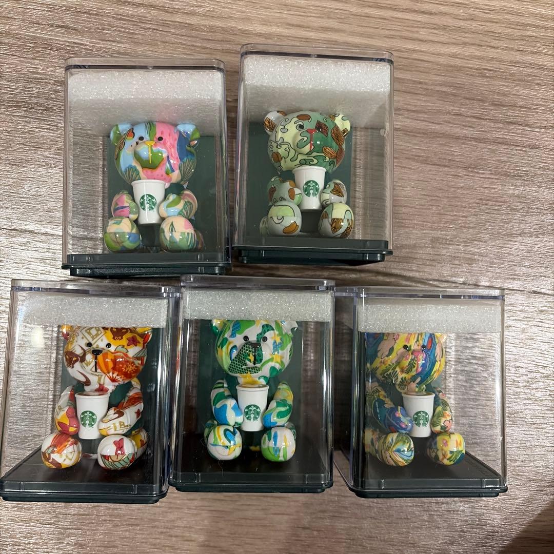 スターバックス 日本未発売 マレーシア限定25周年ミニベアリスタ　 5個セット