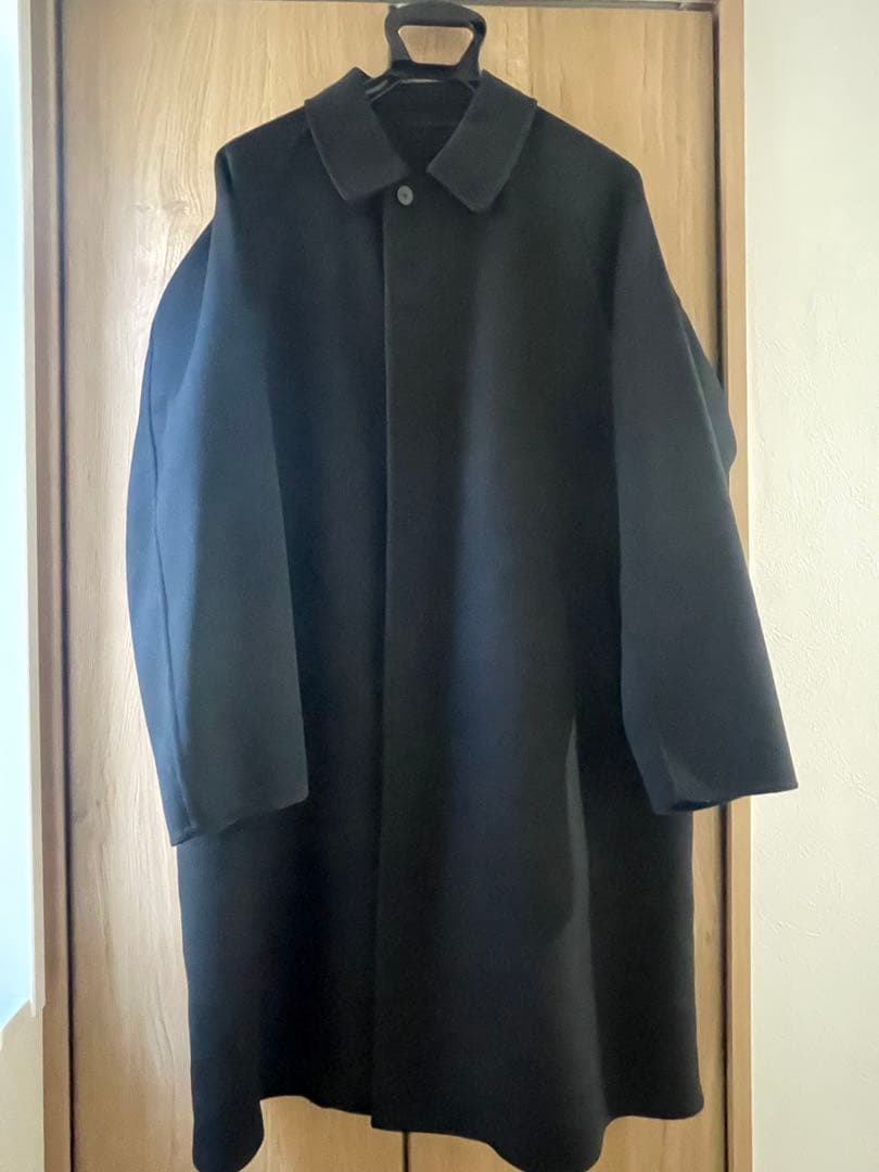 BEAUTY&YOUTH ブラック ステンカラーコート