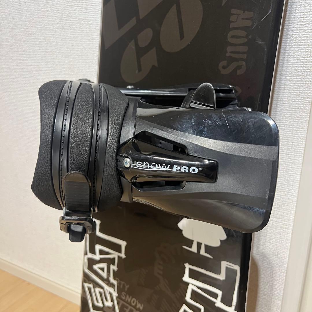 SLQ キッズ スノーボード 130cm ブラック 初心者 美品 スノープロ