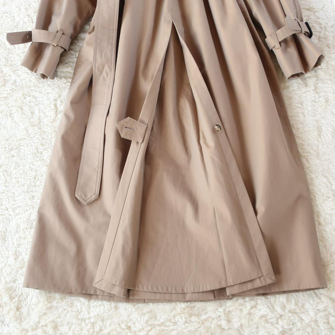 マカフィー コットンギャバジン トレンチコート ライナー付き キャメル 34