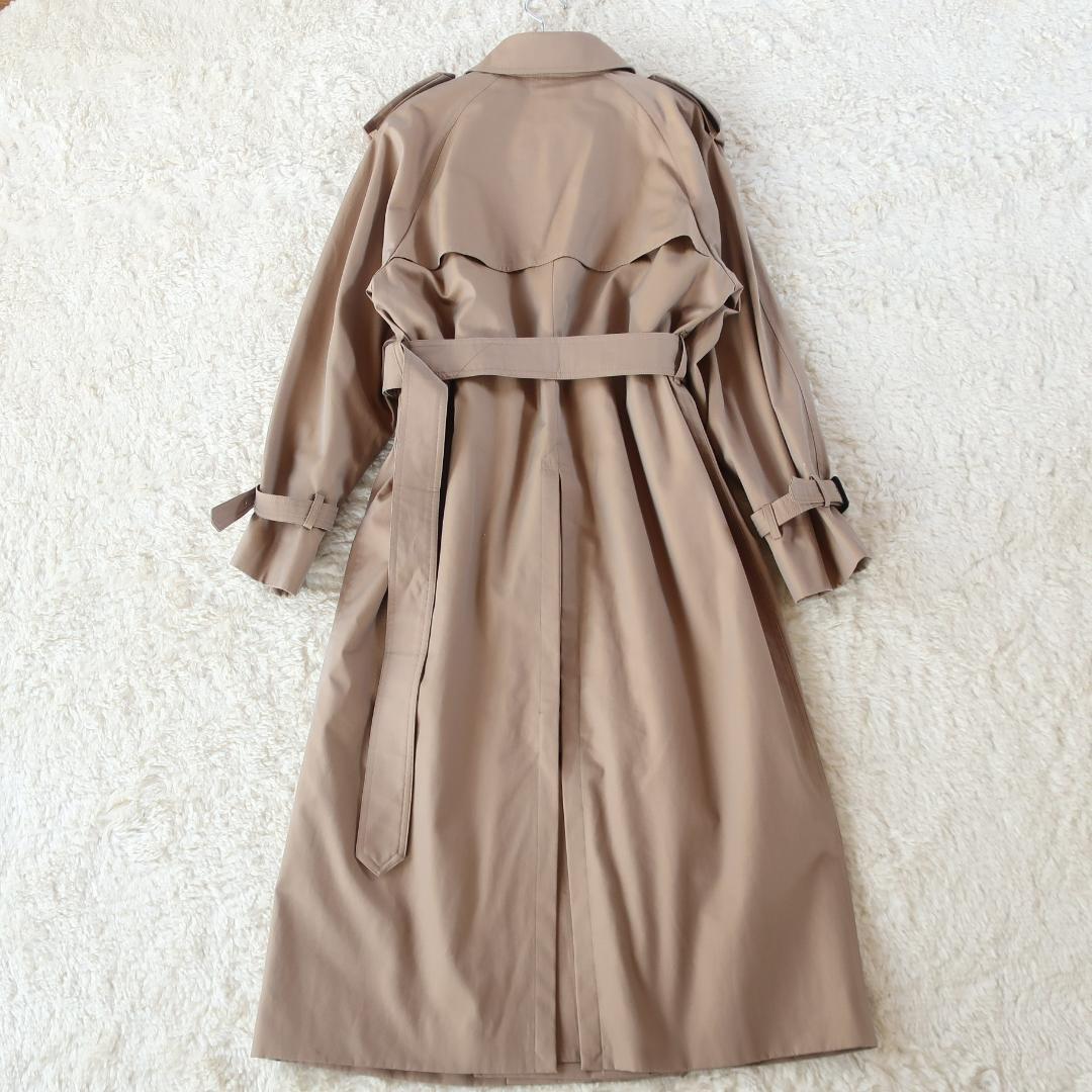 マカフィー コットンギャバジン トレンチコート ライナー付き キャメル 34