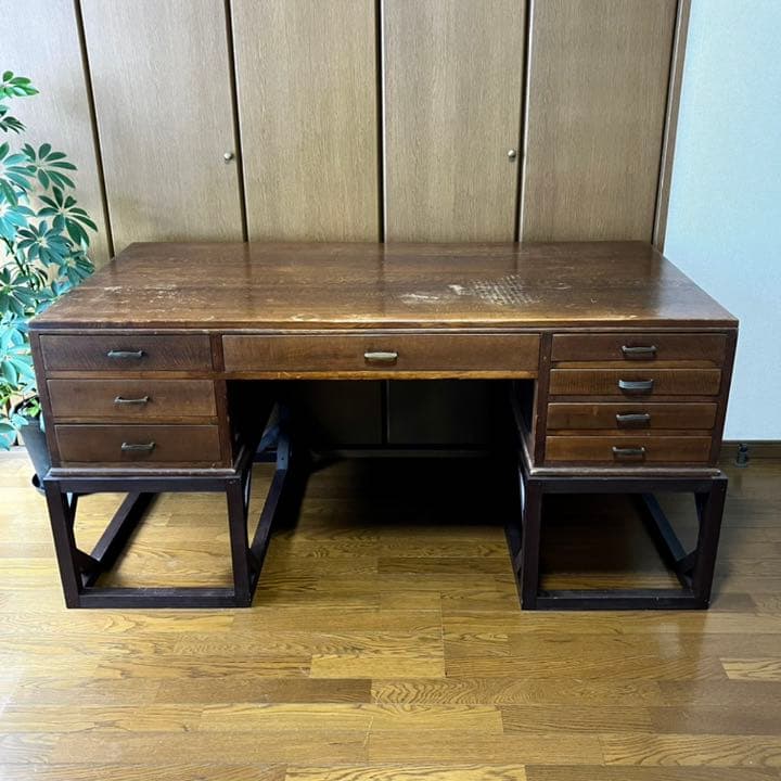 アンティーク文机
