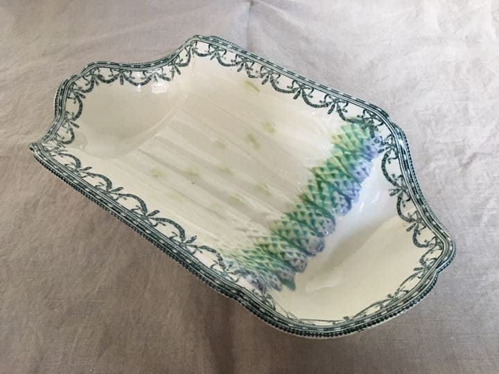 【美品！】バルボティーヌ　フランスアンティーク　アスパラ皿