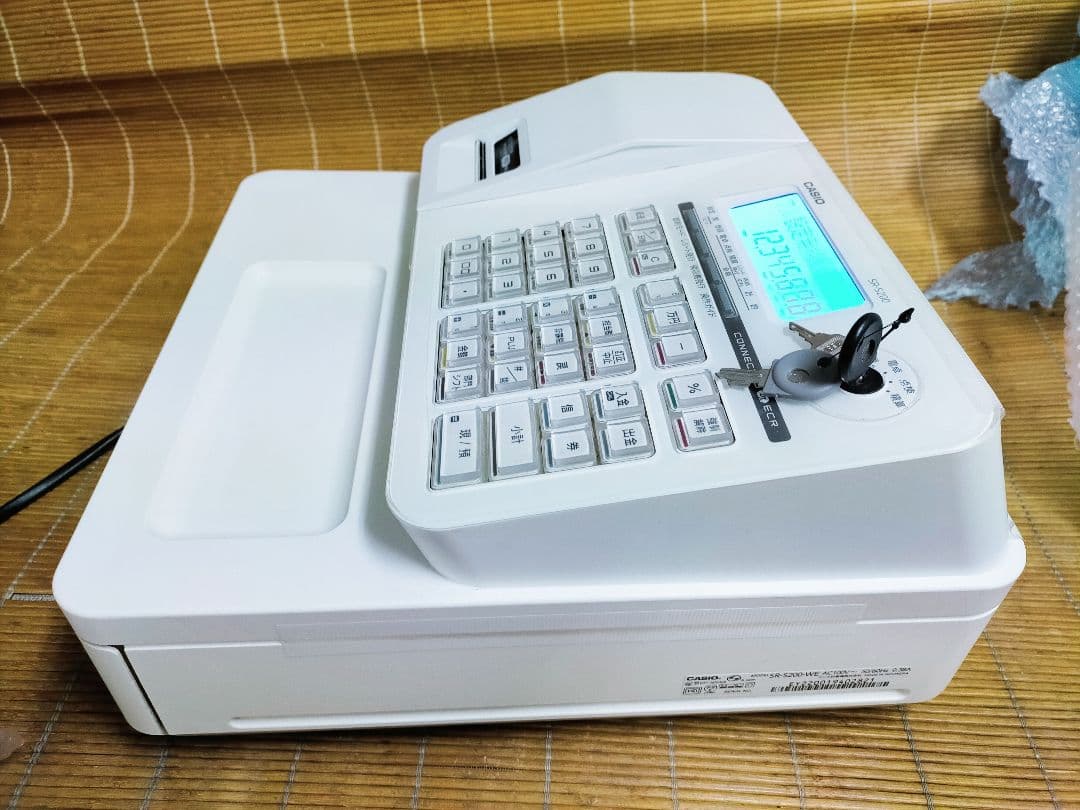 カシオレジスター　SR-S200　最新機種　スマホ設定売上管理　744444
