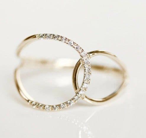 cui-cui キュイキュイ ダイヤモンドハグリング K10YG