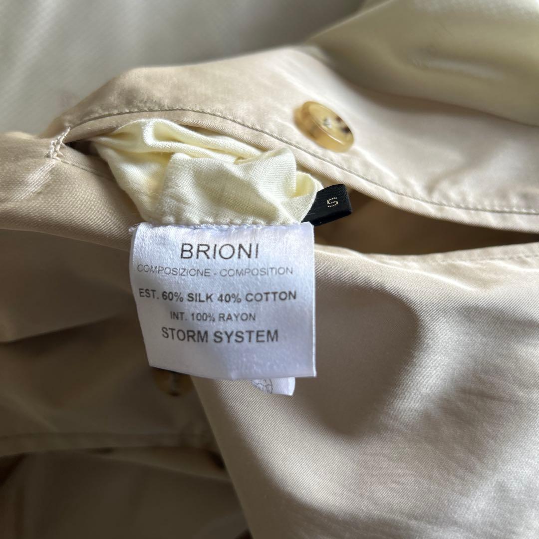 試着のみ訳あり)BRIONI銀座店購入 ロロピアナ生地 全天候型シルクコットン