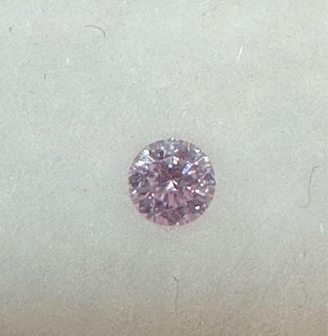 え？！早い者勝ち特別価格22:00まで色のり抜群　ピンクダイヤモンド0.04ct