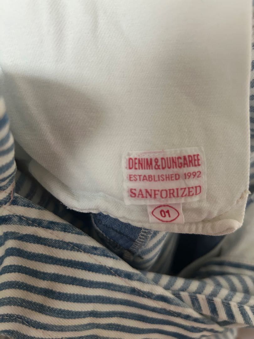 デニムダンガリー　サロペット　オーバーオール　レディース　Mサイズ 01