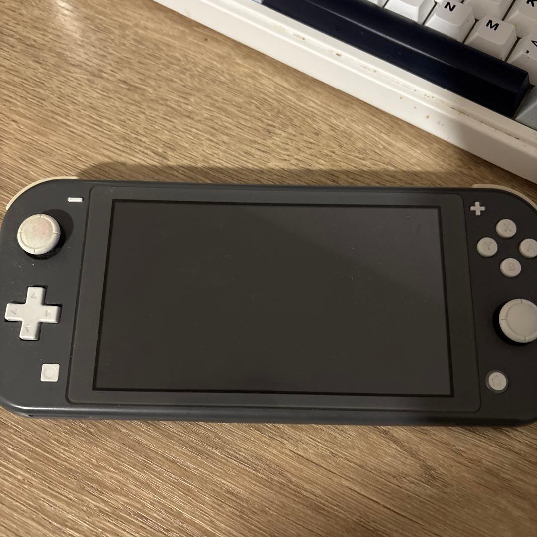 Nintendo Switch Lite グレー 本体　汚損