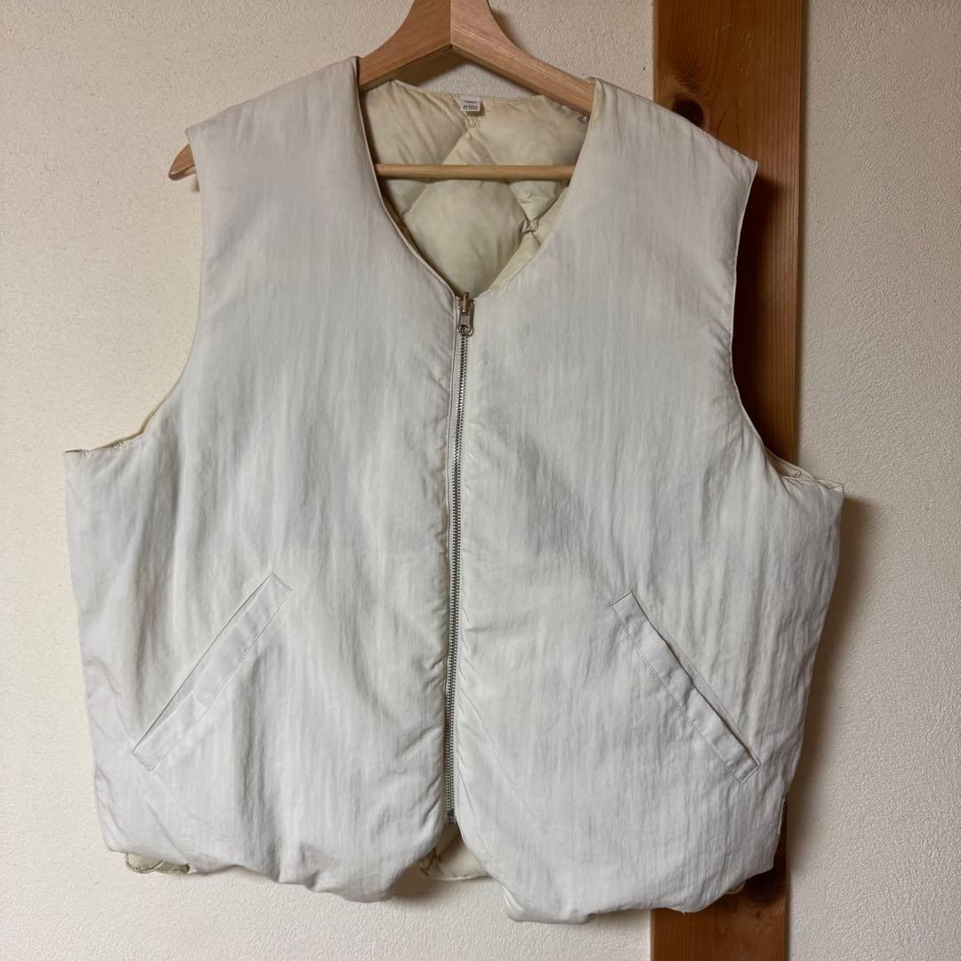 stussy リバーシブル キルティングダウンベスト