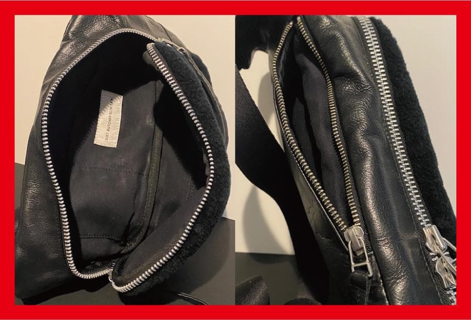 ♪送料無料★DIET BUTCHER SLIM SKIN★ボディバッグ★黒★F♪