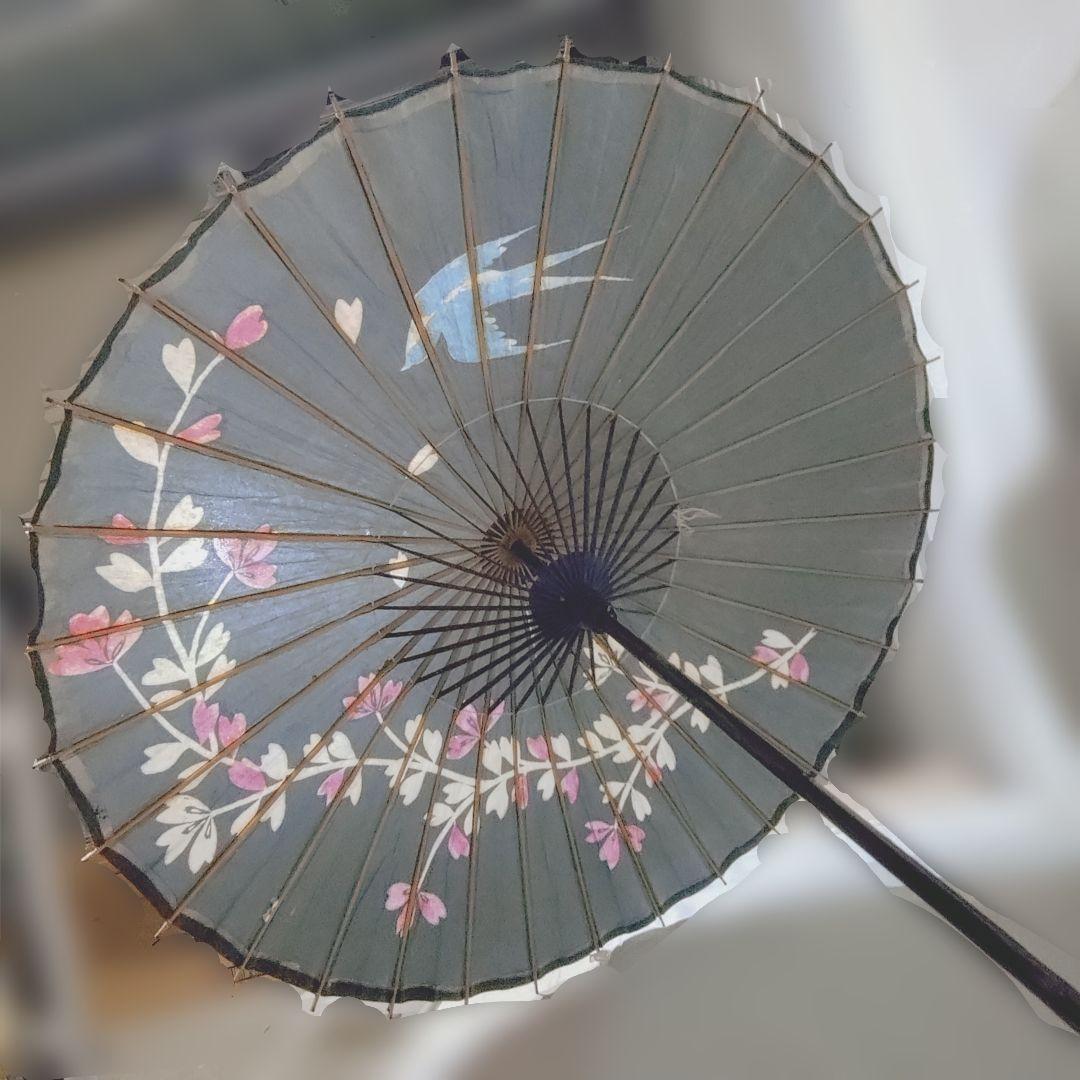 8500円　和傘　花と燕　(送料1500円)