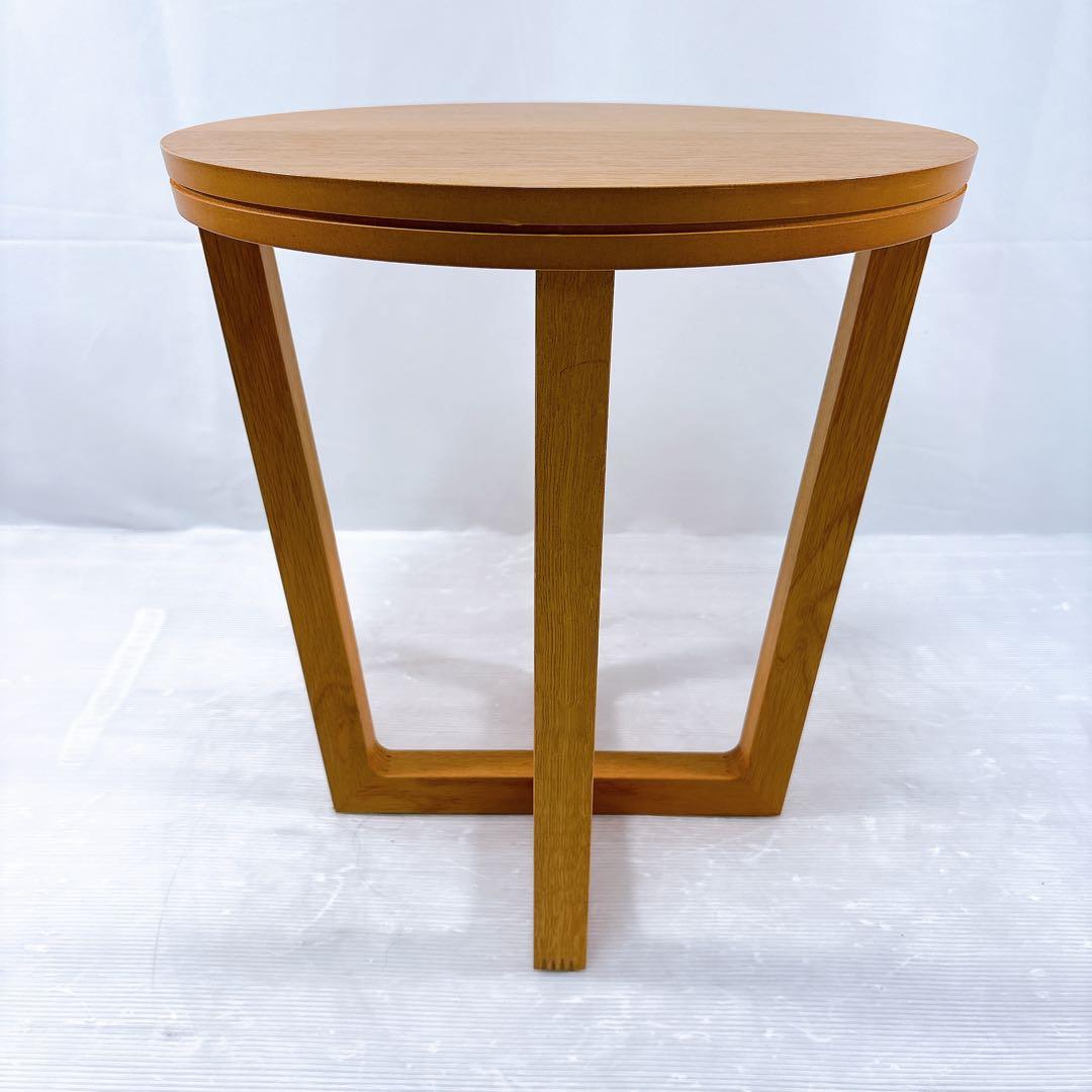 【極美品】松永家具 Arte アルテ クライステーブル40 サイドテーブル