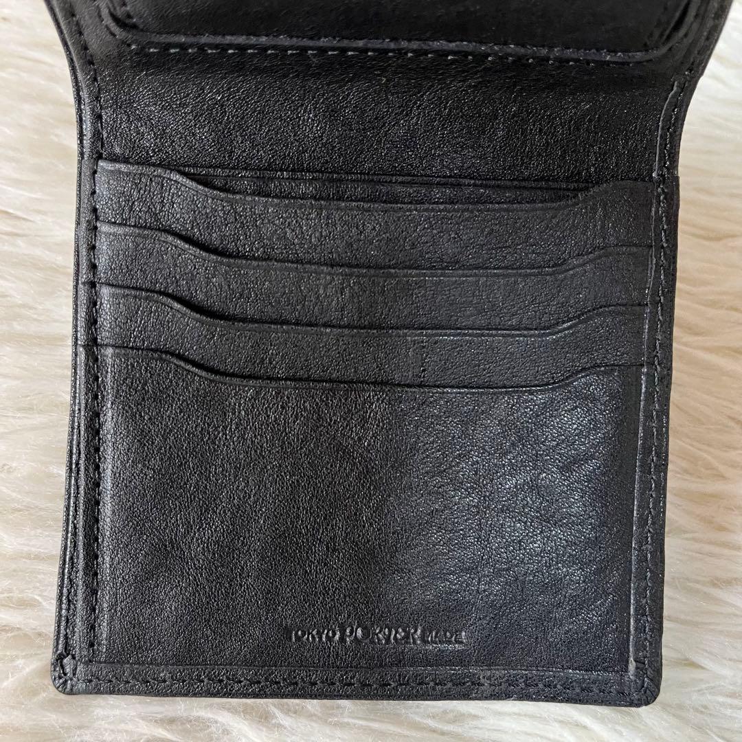 【新品未使用】ポーター　06062 メトロ　レザー　二つ折り財布