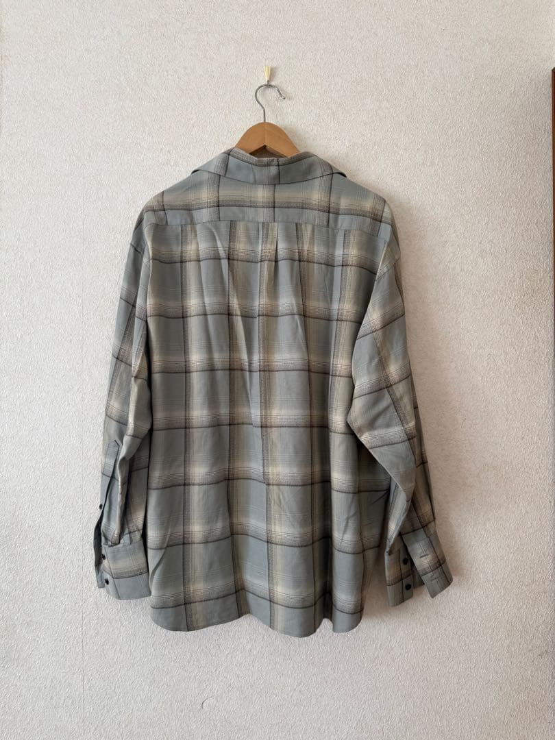 SUGARHILL チェック柄長袖シャツ グレー系