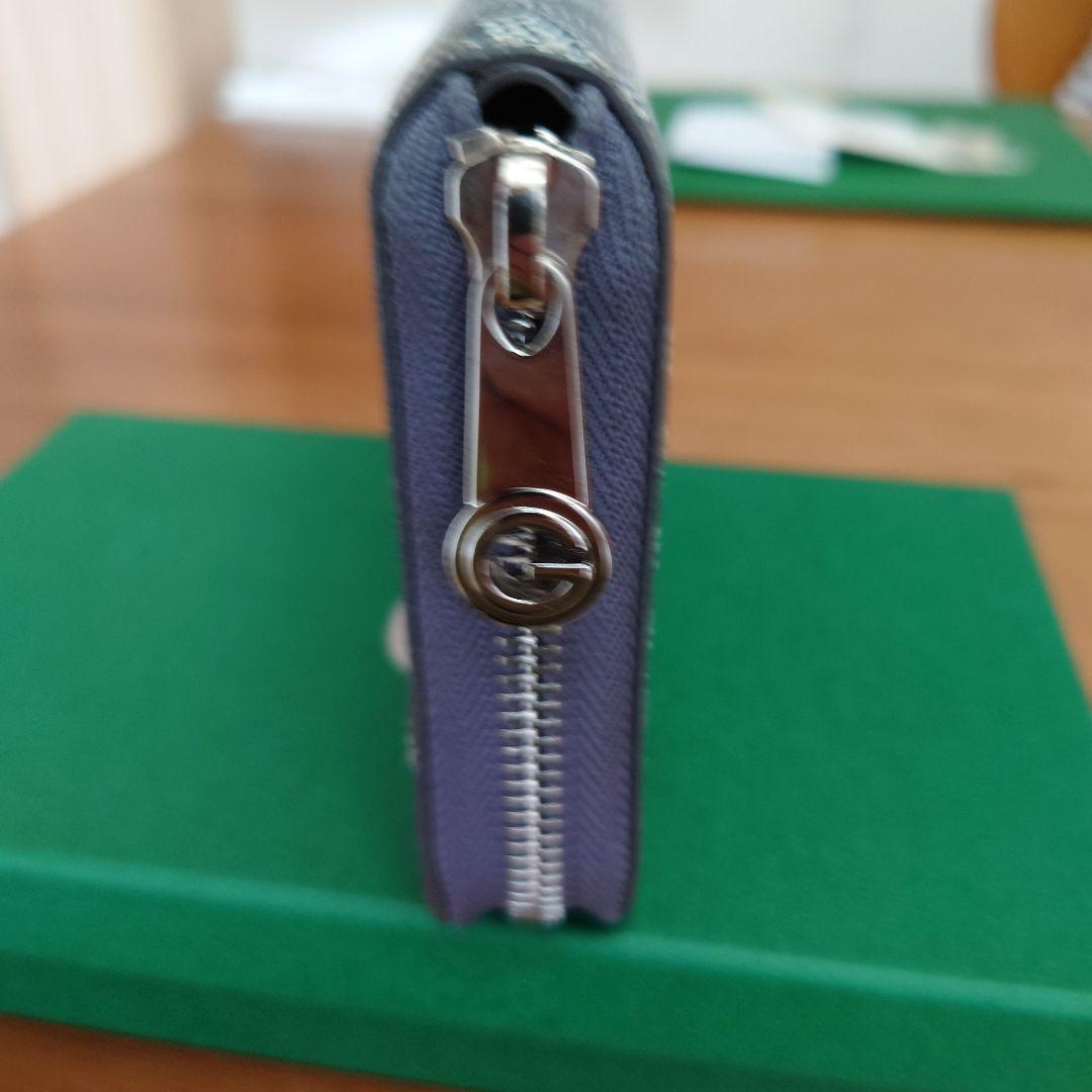 【美品】【購入証明書付】GOYARD/ゴヤール マティニオンGMウォレットグレー